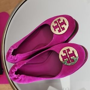 Tory burch pink ballet slippers
